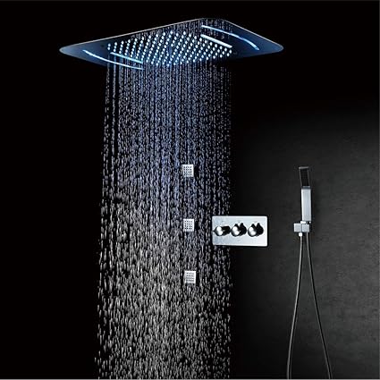 Amazon Com Billy S Home Luxury Led Shower System Large