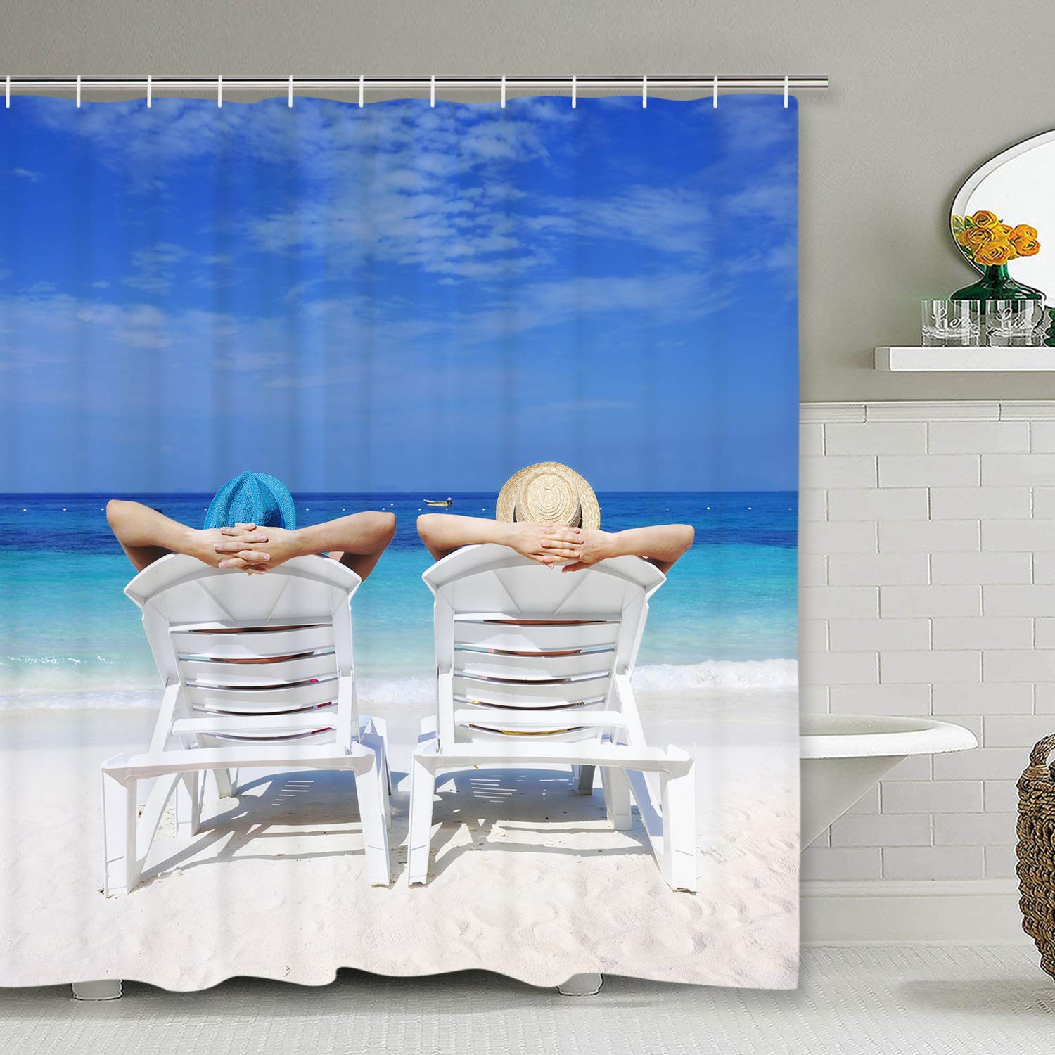 Best shower curtain for use with shower chair