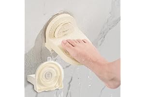 BAITHEM Shower Foot Rest for Shaving Legs, No Drilling is Needed Non-Slip Bathroom Pedal with Powerful Suction Cup Shower Accessories. Suitable for Pregnant Women & Back Pain Sufferers