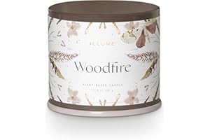 ILLUME Vanity Tin Candle, Woodfire