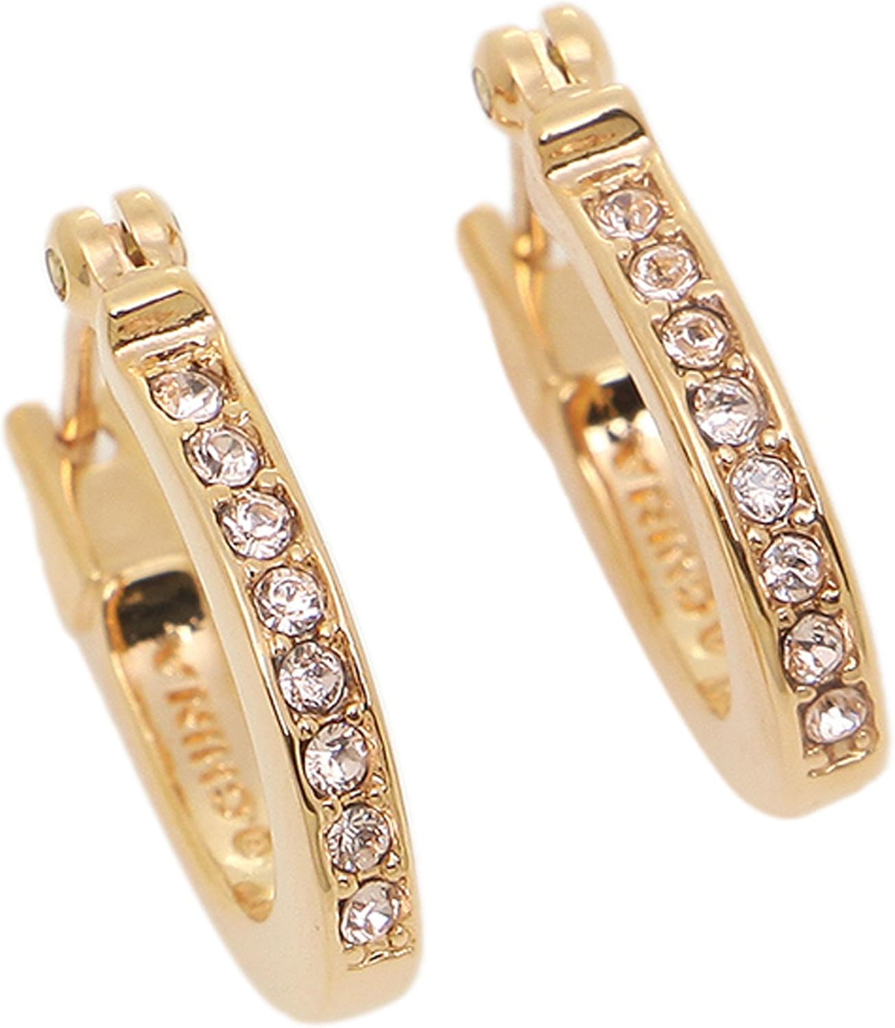 Coach pave huggie earrings Clearance