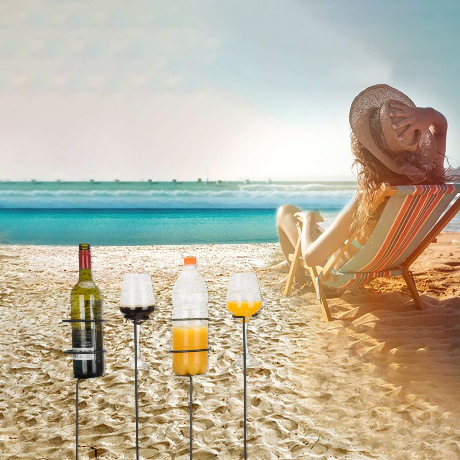 Urban Deco - Juego de 7 estacas Resistentes para Bebidas y Bebidas ...