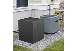 HOXHA Air Conditioner Cover for Outside Units, Durable AC Unit Cover Square Fits up to 24X24X30 Inch