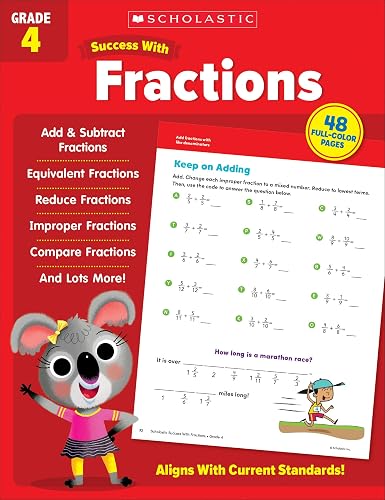 Scholastic Success with Fractions Grade 4 Workbook in Kenya | Whizz ...