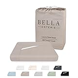 Bella Coterie Luxury Bamboo Queen Size Fitted Sheet