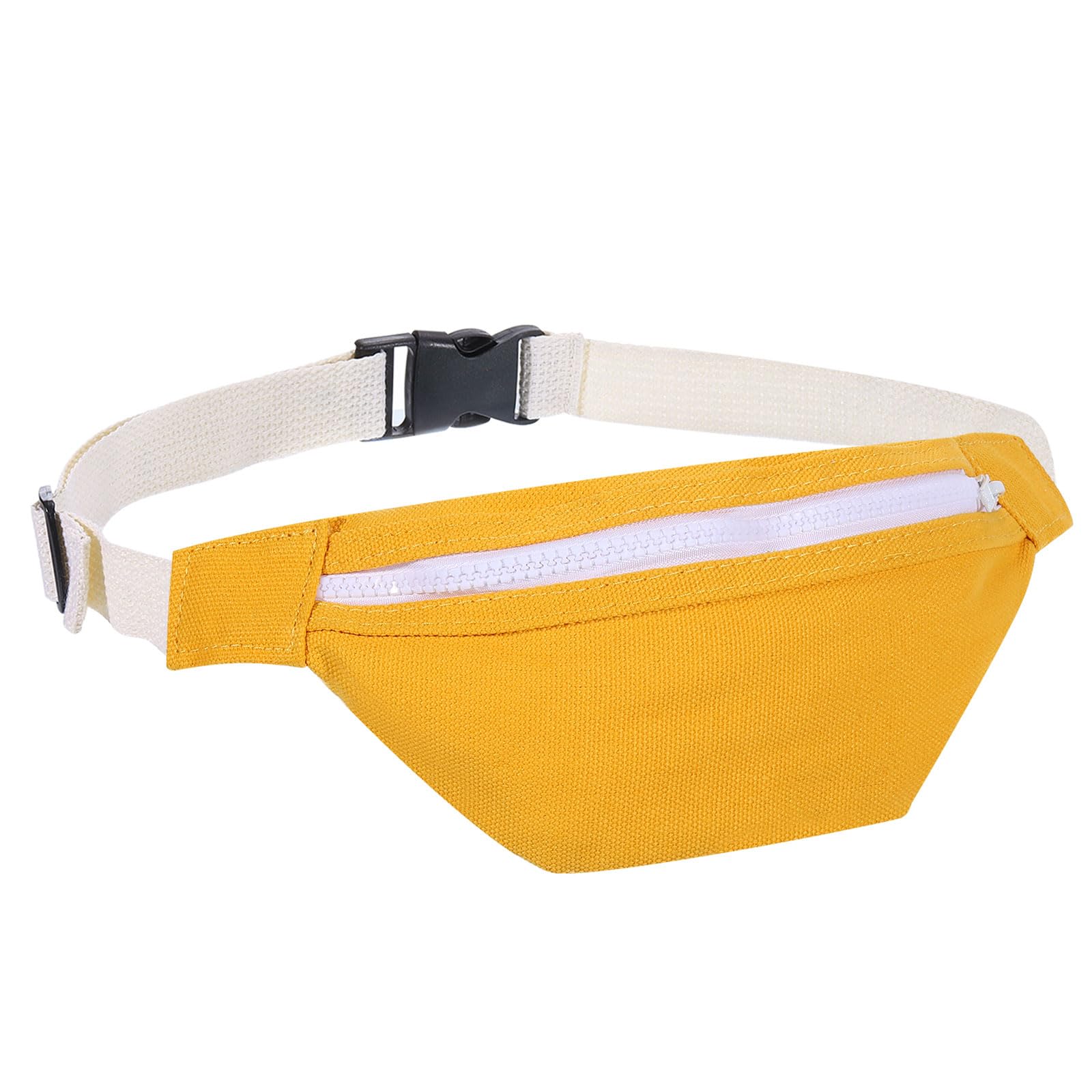 PATIKIL Fanny Pack, Belt Bag Crossbody Waist Bag with Adjustable Strap for Women Men Travel Running Hiking Cycling, Yellow
