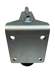 Slide Gate Guide Roller 6" Black L Rear Post