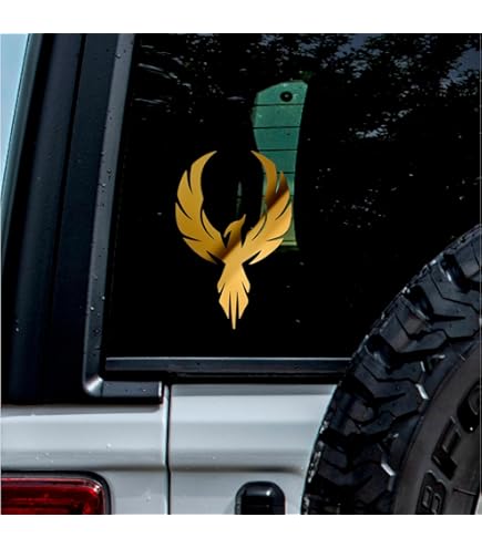Trbal Phoenx Brd Decal for Wndows, Computers, Anythng Wth a Flat