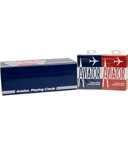 Amazon.com: Aviator Playing Cards, Case of 12 : Toys & Games