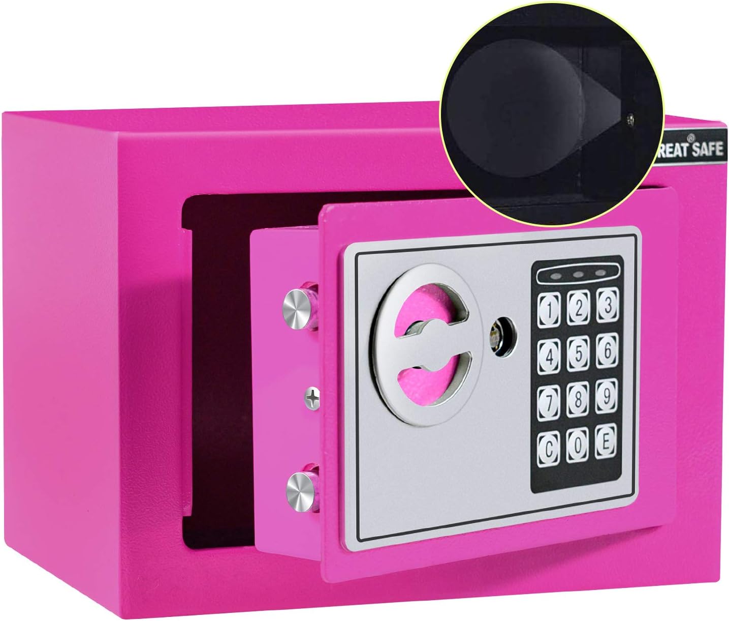 JUGREAT Safe Box with Induction Light,Electronic Digital