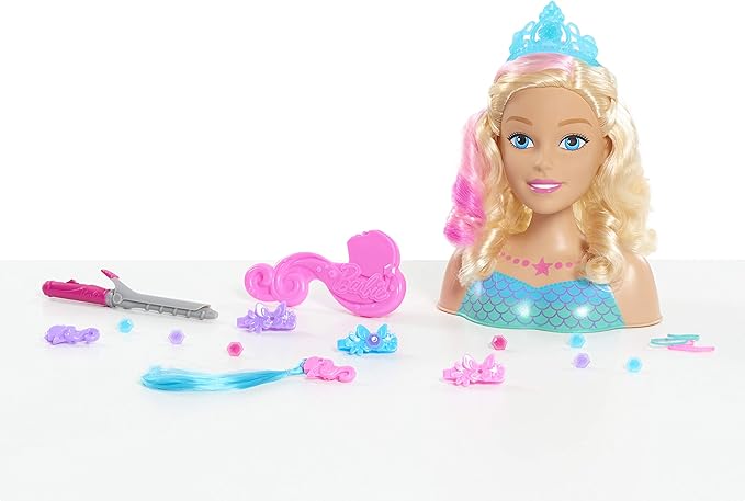 cabeza de la barbie para peinar
