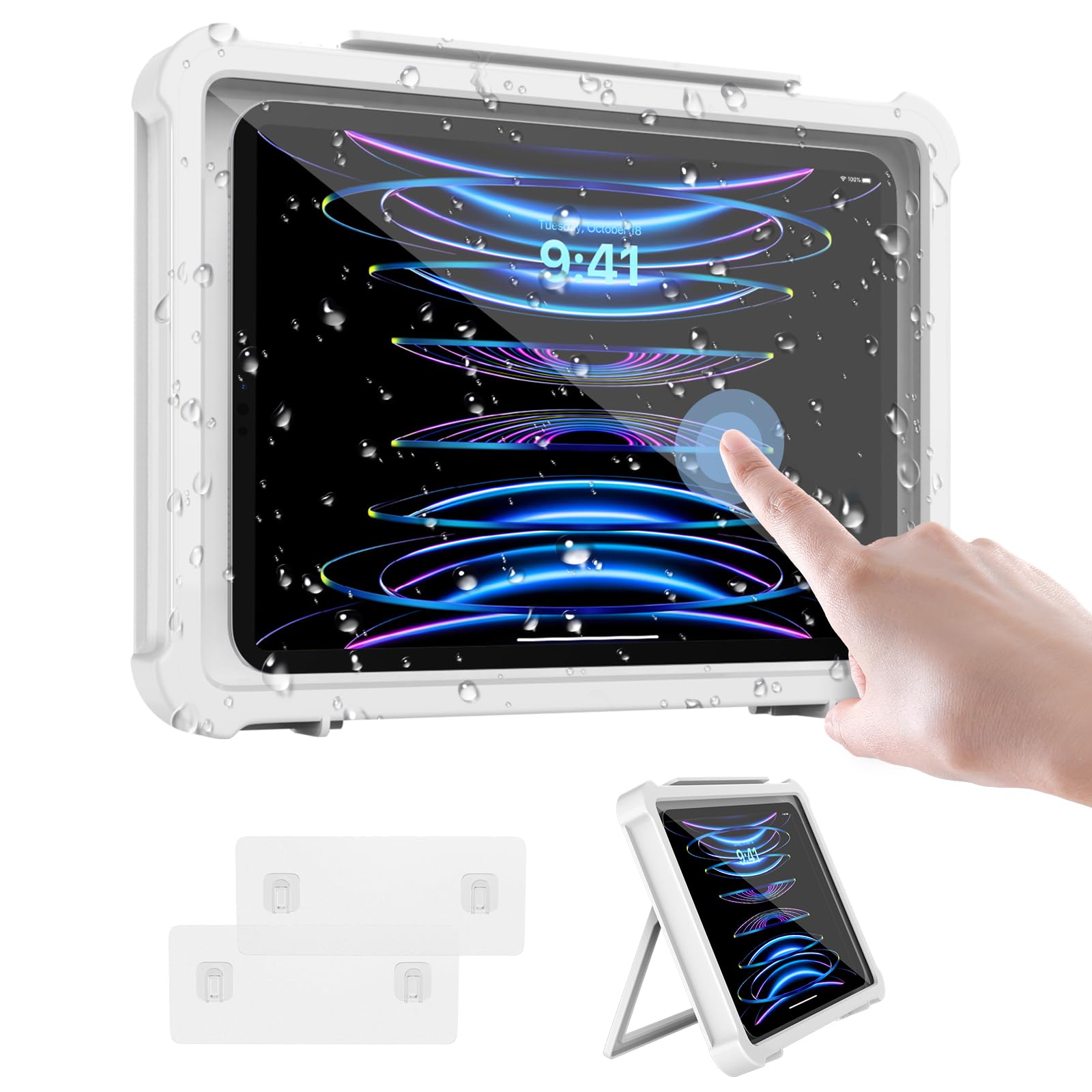 MoKo タブレット防水ケース ホワイトの商品画像