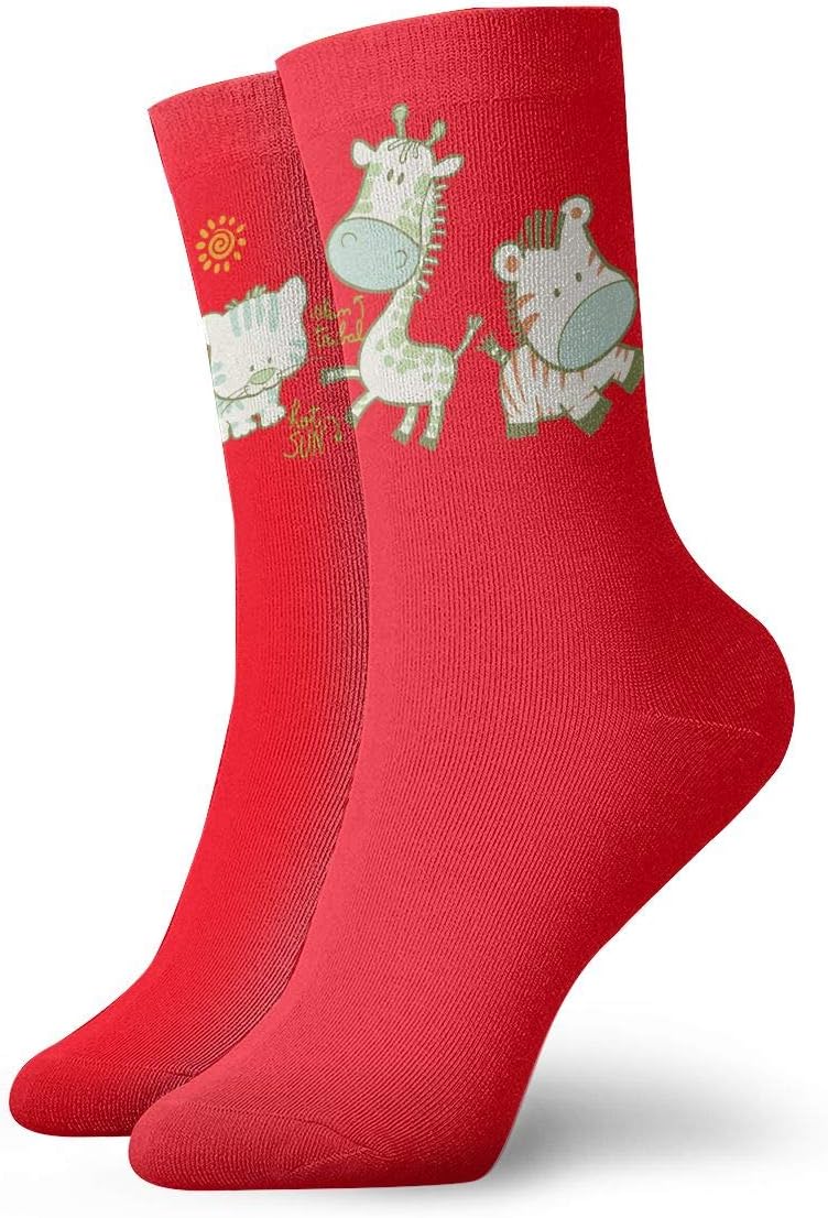 YUANSHAN Socks Hot Sun Zebra Women & Men Socks Soccer Sock Sport Tube Stockings Length 11.8Inch