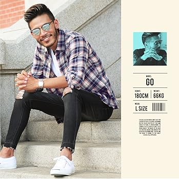 Amazon Jiggys Shop ジギーズショップ チェックシャツ メンズ 長袖