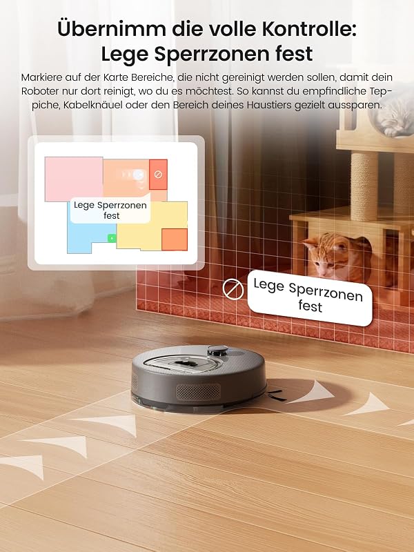 M330 Plus Staubsaugroboter mit Wischfunktion