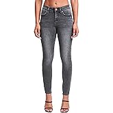 YMI Womens YMI Jeans Women's Wannabettabutt Low Rise Embroidered Flare Jeans