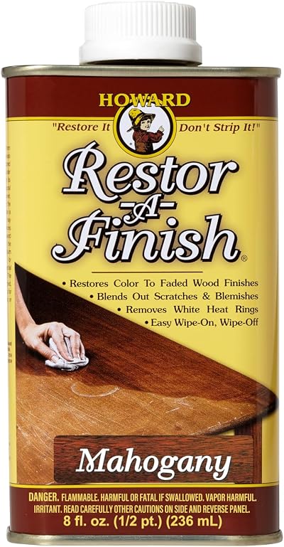 Howard Restor-A-Finish Mahogany RF5008 236ml Restore Original Finish Wood
