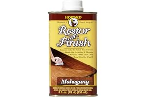 Howard RF5008 Restor-A-Finish, 8-Ounce, Mahogany