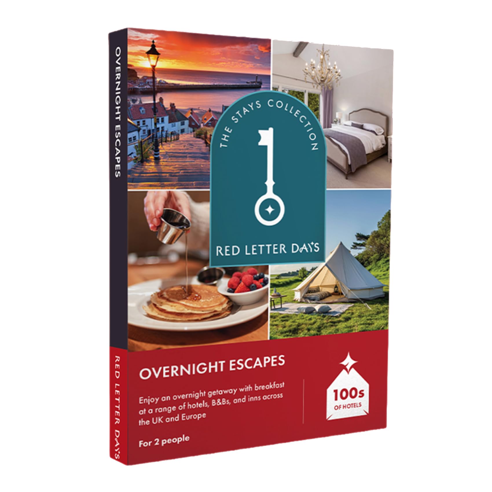 Red Letter Days Overnight Escapes Experience Gift Box for 2 – 410 UK-Based Relaxing Overnight Retreats