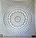 Exclusive Black and White Ombre Tapestry by JaipurHandloom Mandala Tapestry, Queen, Multi Color Indian Mandala Wall Art Hippie Wall Hanging Bohemian Bedspread
