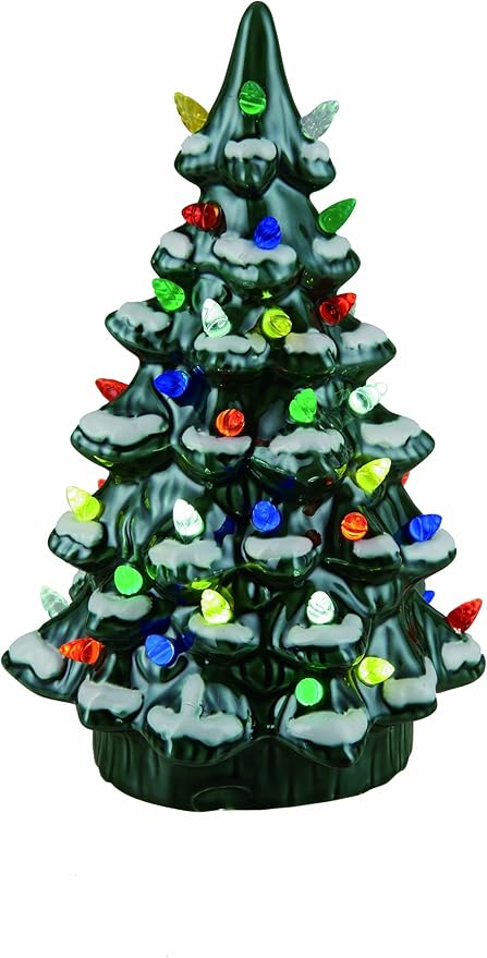 Transpac Ceramic Light Up Nostalgic Tree Amazon Co Uk Kitchen Home