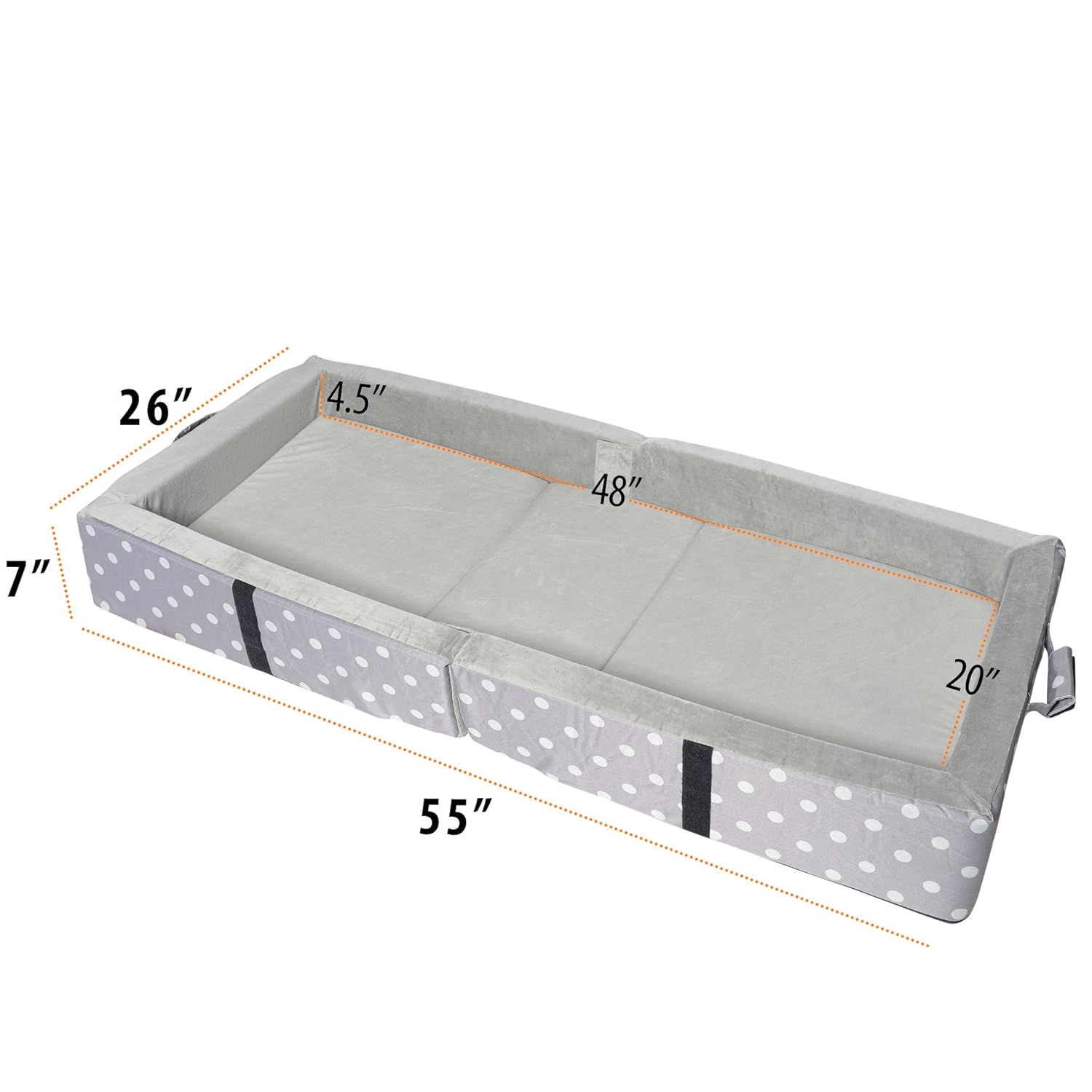 Milliard Portable Toddler Bumper Bed Folds for Travel eBay