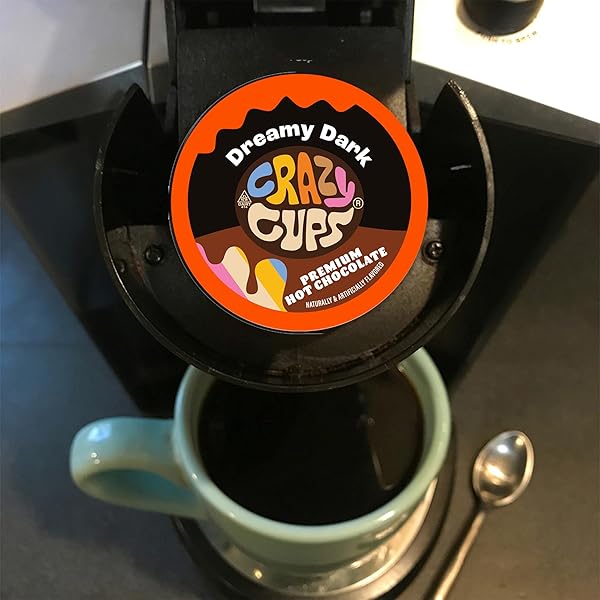 CRAZY CUPS SEASONAL PREMIUM HOT CHOCOLATE SINGLE SERVE CUPS FOR KEURIG K CUP BREWERS VARIETY PACK SAMPLER, 40 COUNT
