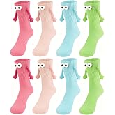 YFLCFCX Holding Hands Socks - Hand Holding Socks - Magnetic Sock | socks that hold hands for Women & Men, Teens, Couples, Friends