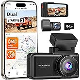 WOLFBOX X3 PRO Dash Cam Front and Rear, Dual STARVIS 2 IMX 675, 1440P 60FPS+1440P ADAS Car Camera, Image Stabilization with 5