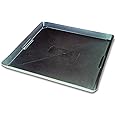 WirthCo 40092 Funnel King Drip Tray - Black Plastic 22 x 22 x 1.5 Inches - Perfect for Catching Spills or Leaks from Mini Fri