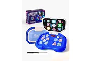 SIENBOR 4 in1 Handheld Dance Game Machine, Brain & Memory & Reaction & Speed Training Games Toy，Best Birthday Gift Ideas for Boys & Girls Ages 6 8 9 10 11 12+ Year Old, Fidget Games Toys (Navy Blue)