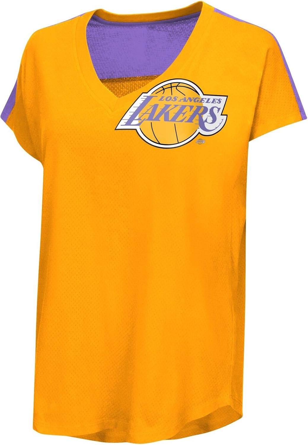 GIII Sports Los Angeles Lakers Women's First Down VNeck TShirt Clothing