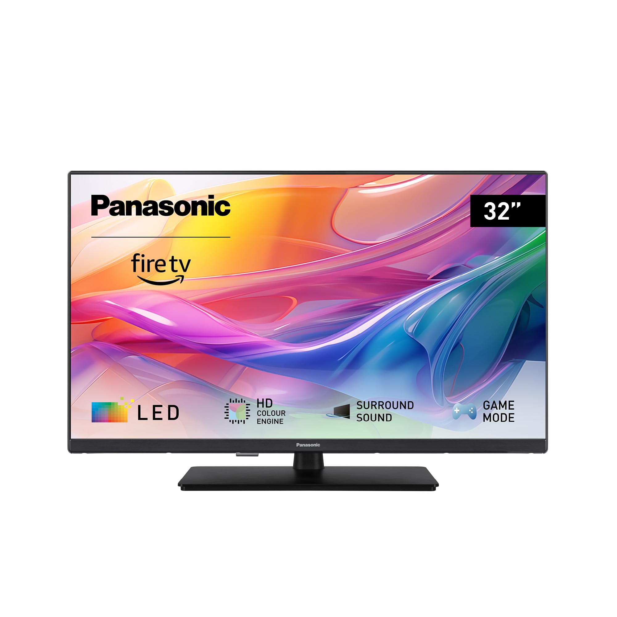 Panasonic TV-32S50AEZ, Serie S50 32 pollici Smart TV LED HD, 2024, Fire TV, HD Colour Engine, HDR, Alexa Voice Control, Game Mode, Media Player, Per un'Esperienza Visiva Ottimale