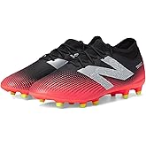 New Balance Unisex-Adult Tekela Magique FG V4+ Soccer Shoe, Black/Energy Red/Hi-Lite, Men 8.5 M/Women 10 W