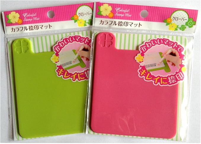 Amazon Co Jp かわいいマットでキレイに押印 カラフル 捺印 マット クローバー 1個 おもちゃ