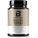 Iron Brothers Prostate Support for Men – Saw Palmetto, Pygeum & Pumpkin Seed – Reduce Nighttime Urination & Support Healthy Flow – Natural DHT Blocker – 90 Vegan Capsules