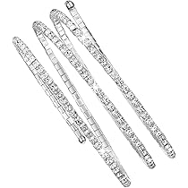 Amazon.com: Jojomina Silver Rhinestone Upper Arm Cuff