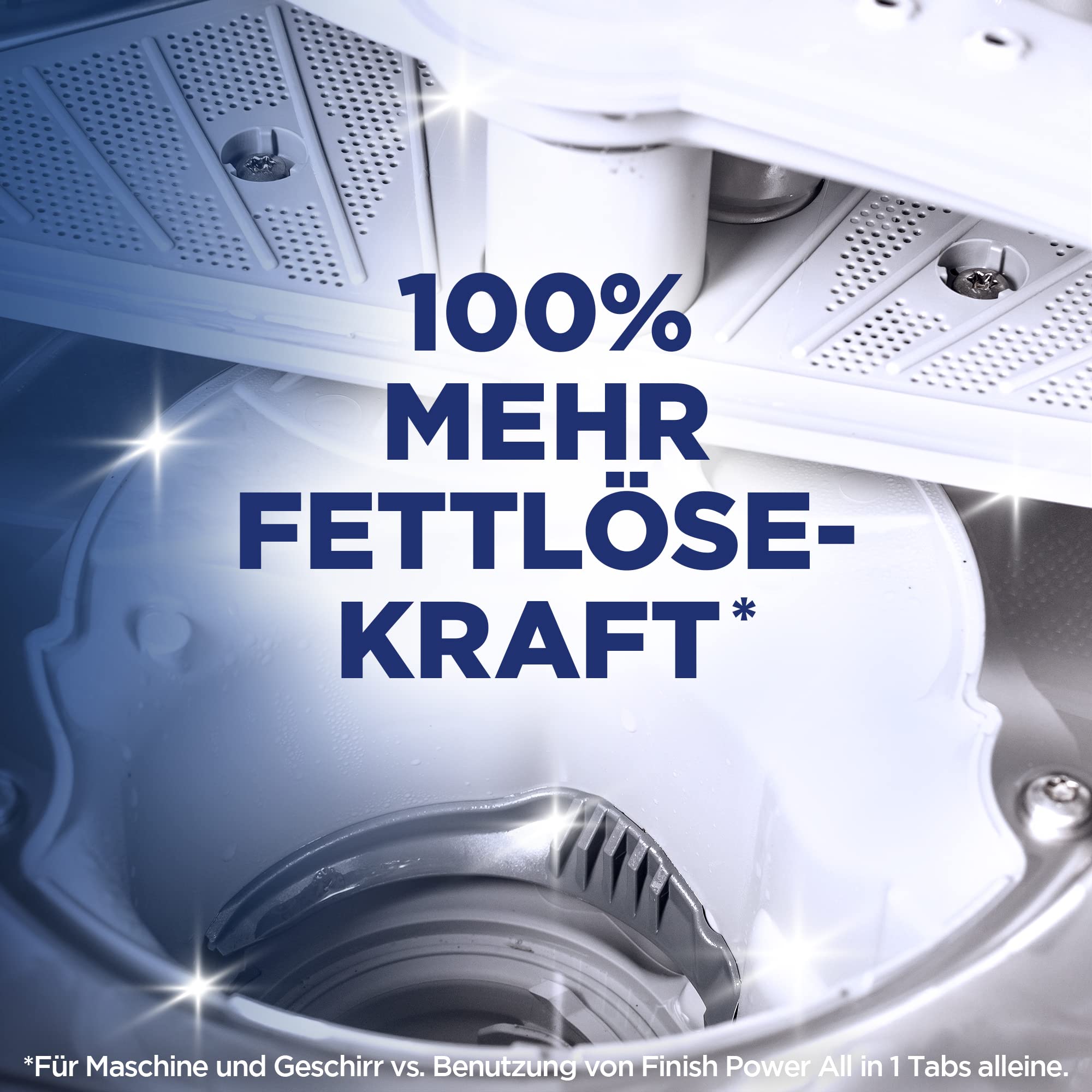 Finish Maschinenpfleger Tabs – Spülmaschinentabs gegen Schmutz und Fett im Inneren der Spülmaschine – Jahresvorrat mit 12 Geschirrspülreiniger Tabs 3