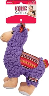KONG Sherps Llama M Plush Dog Toy Multicolour 1 piece view 7
