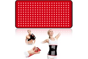 ZONGYM Red Light Therapy for Body, 242 LEDs Infrared Light Therapy for Body Back Waist Shoulder Knee Joint with 660nm & 850nm,24" x 12" Large Size Pad with 3 Modes,Timer, Red Light Therapy Belt