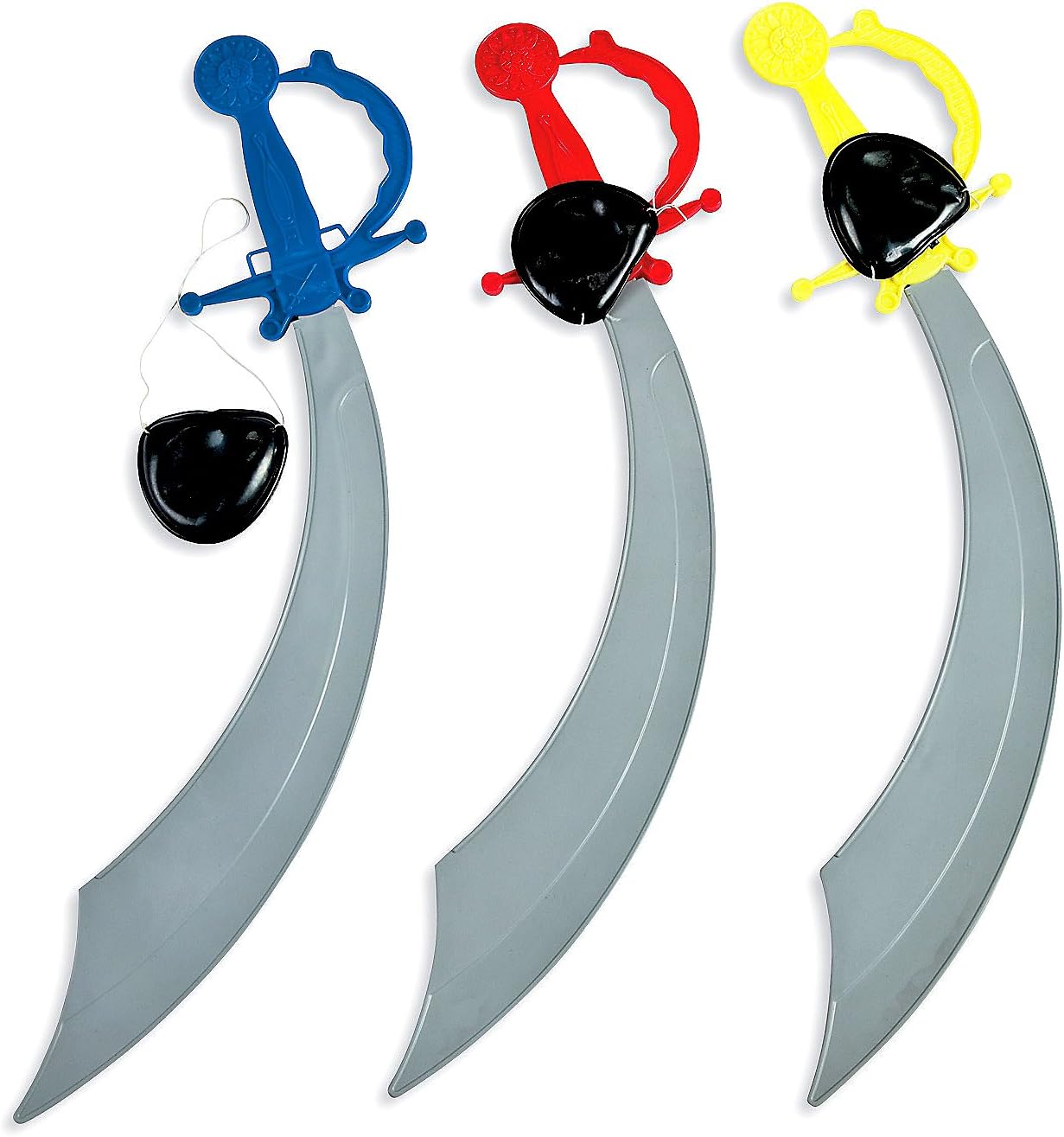 Fun Express Pirate Sword with Eye Patch Costume (1 Dozen)
