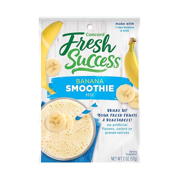 CONCORD FOODS BANANA SMOOTHIE MIX – FRUIT FLAVOR...