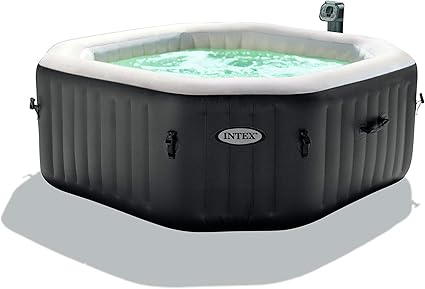 Intex Octagonal Bubble Spa Hot Tub Amazon De Garten