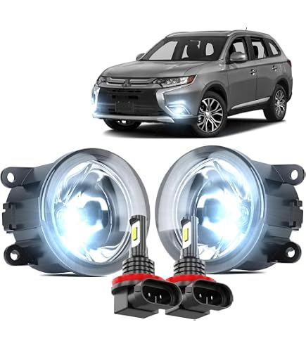 Pair Of Front Fog Lights – Fits 2003–2006 Mitsubishi Outlander Left & Right Assembly