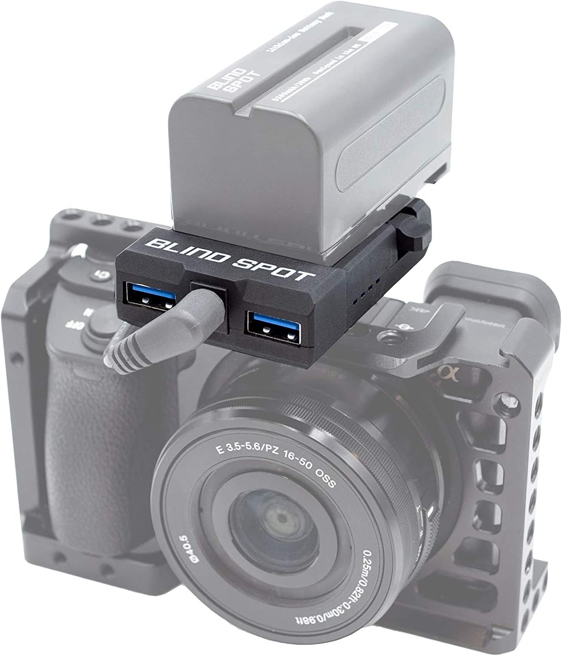 Power Junkie NP-F by Blind Spot - Multi use powering Adapter for filmmakers Using The NPF - Power Your DSLR with adapters - NPF Charger - Mount to Anything. : Camera & Photo