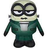 Gemmy Airblown Monster Minion FrankenBob Universal, 3 ft Tall, Multi
