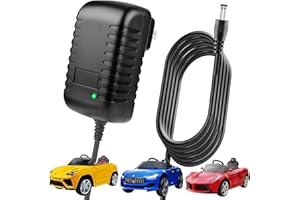 12v Charger for Kids Ride On Toys Car, 12 Volt Battery Charger Replacement for Kidzone, Best Choice, Wrangler, Kid Trax, Dyna