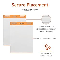 Amazon Basics Sticky Easel Pads for