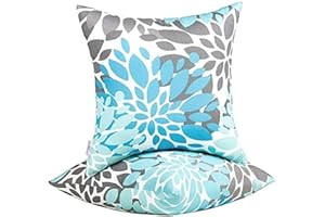 XXPILOS Outdoor Throw Pillows - Decorative Pillows with Insert Included Set of 2 Outdoor Pillows for Patio Furniture 18x18 Inch