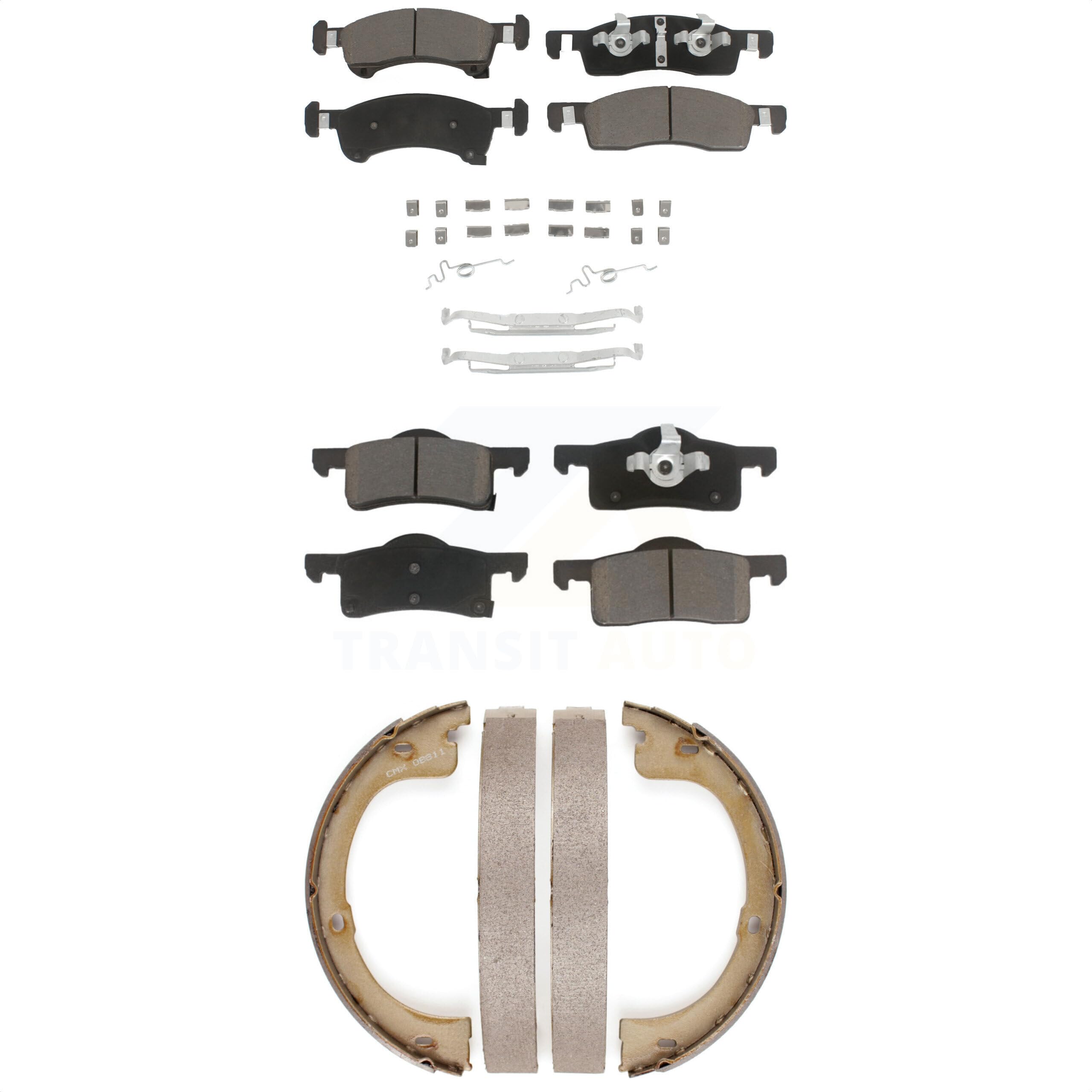 Transit Auto Front Rear Ceramic Brake Pads And